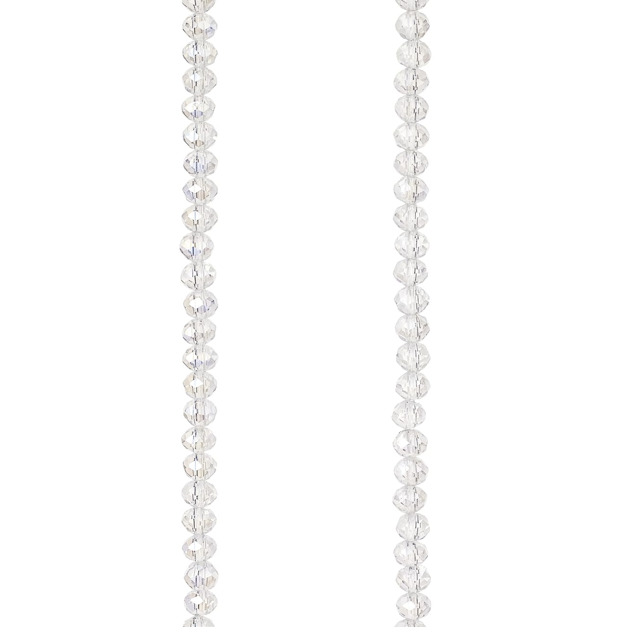 12 Pack: Crystal Faceted Glass Rondelle Beads, 3mm by Bead Landing™